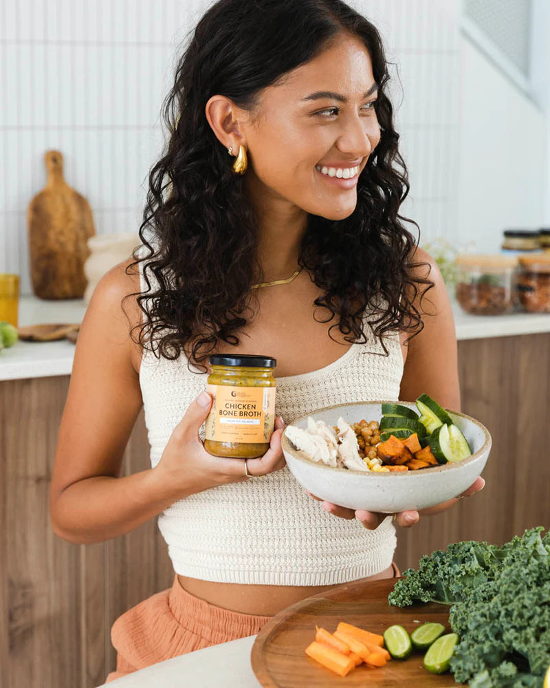 Nutra Organics - Chicken Bone Broth Concentrate Lemon Paprika 250g Jar