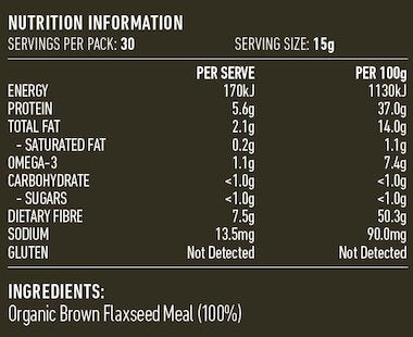 Lotus - Linseed Meal Organic 450g