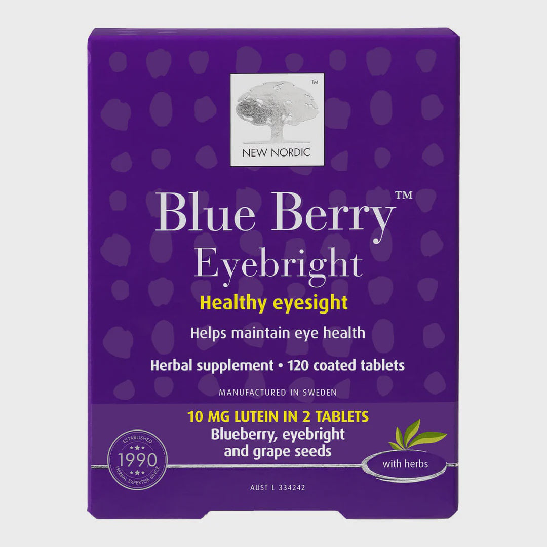 New Nordic - Blue Berry Eyebright 120 capsules