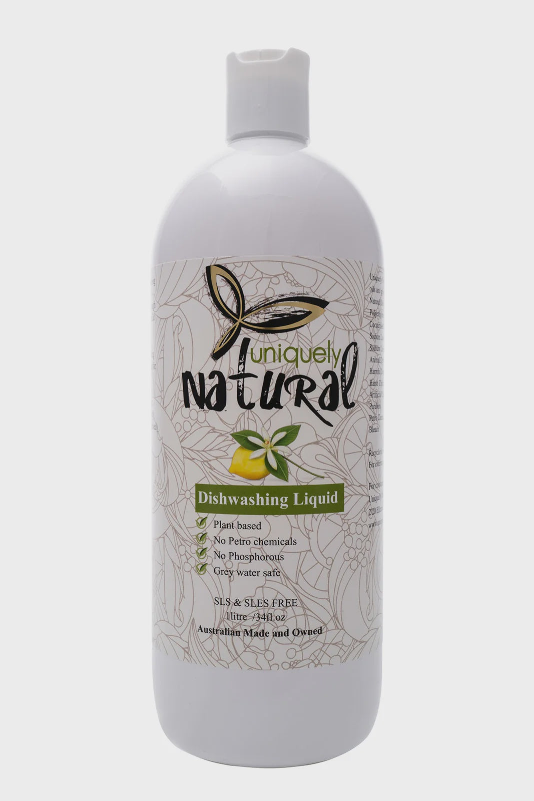 Uniquely Natural - Dishwashing liquid 1Lt