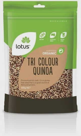 Lotus - Quinoa Grain Tri-Colour Organic 500g