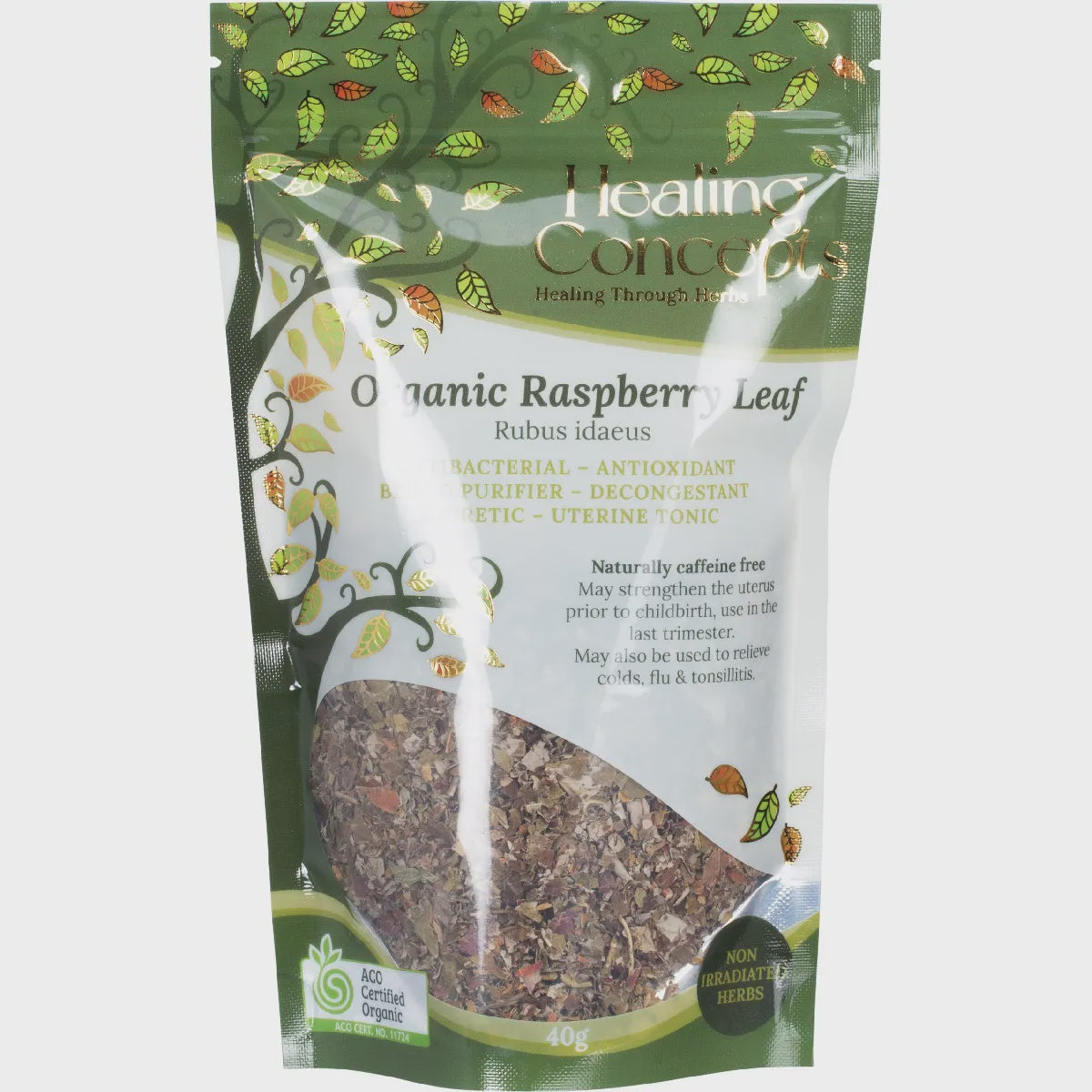 Healing Concepts - Organic Raspberry Leaf Tea 40g