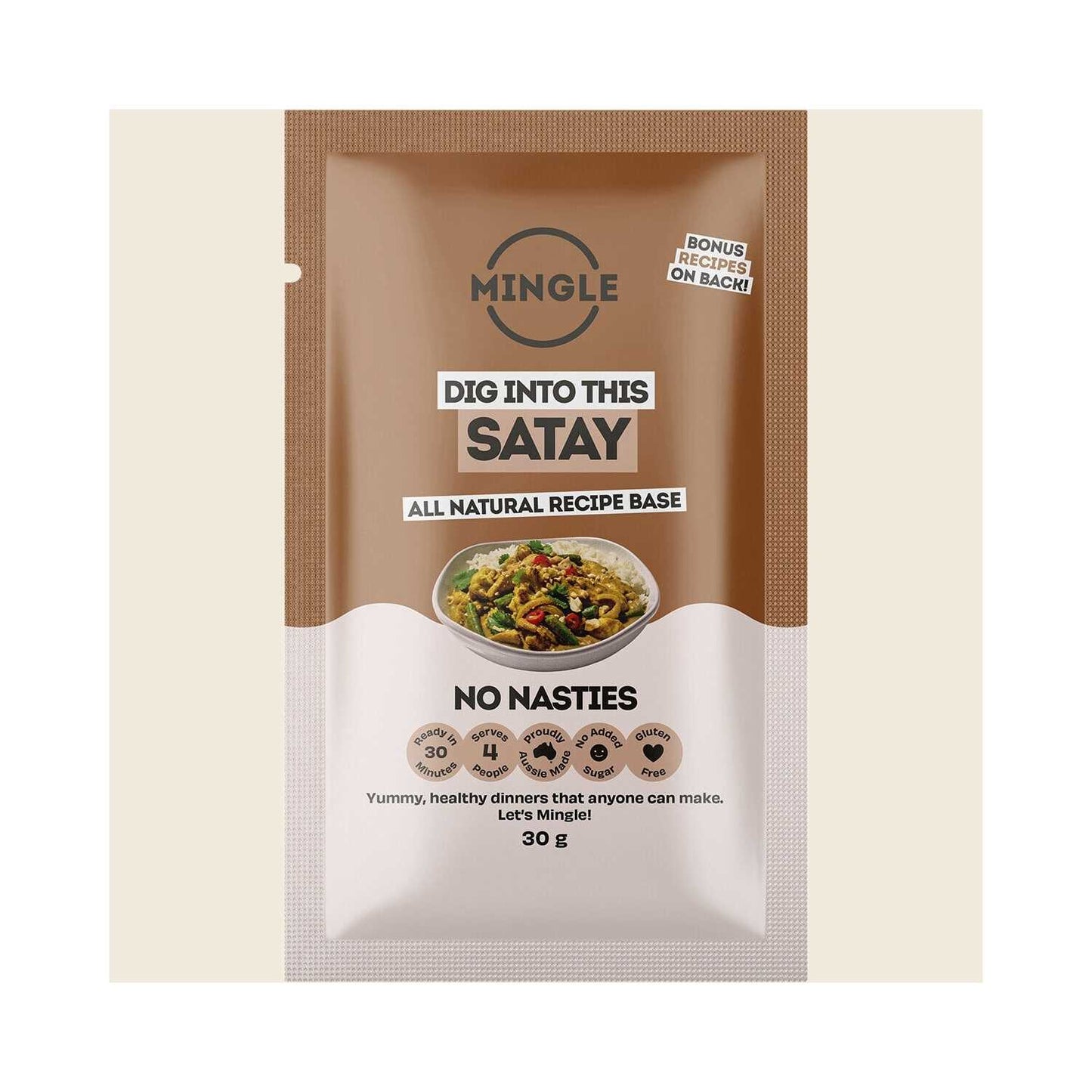 Mingle - Satay Recipe Base 30g