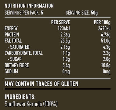 Lotus - Sunflower Kernels 250g