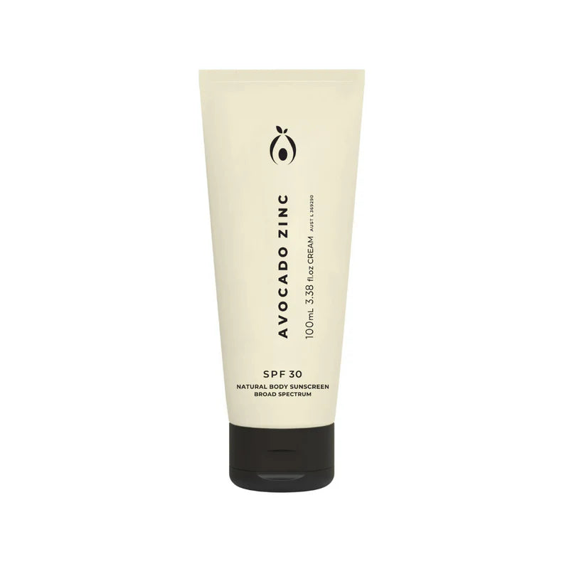 Avocado Zinc - SPF 30 Natural Body Sunscreen - Glenelg Health & Wholefoods