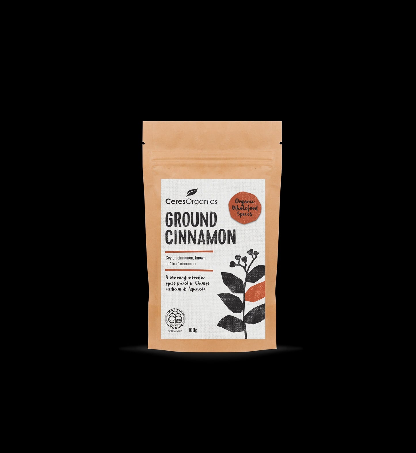 Ceres Organics  - Organic Cinnamon Ground True 100g