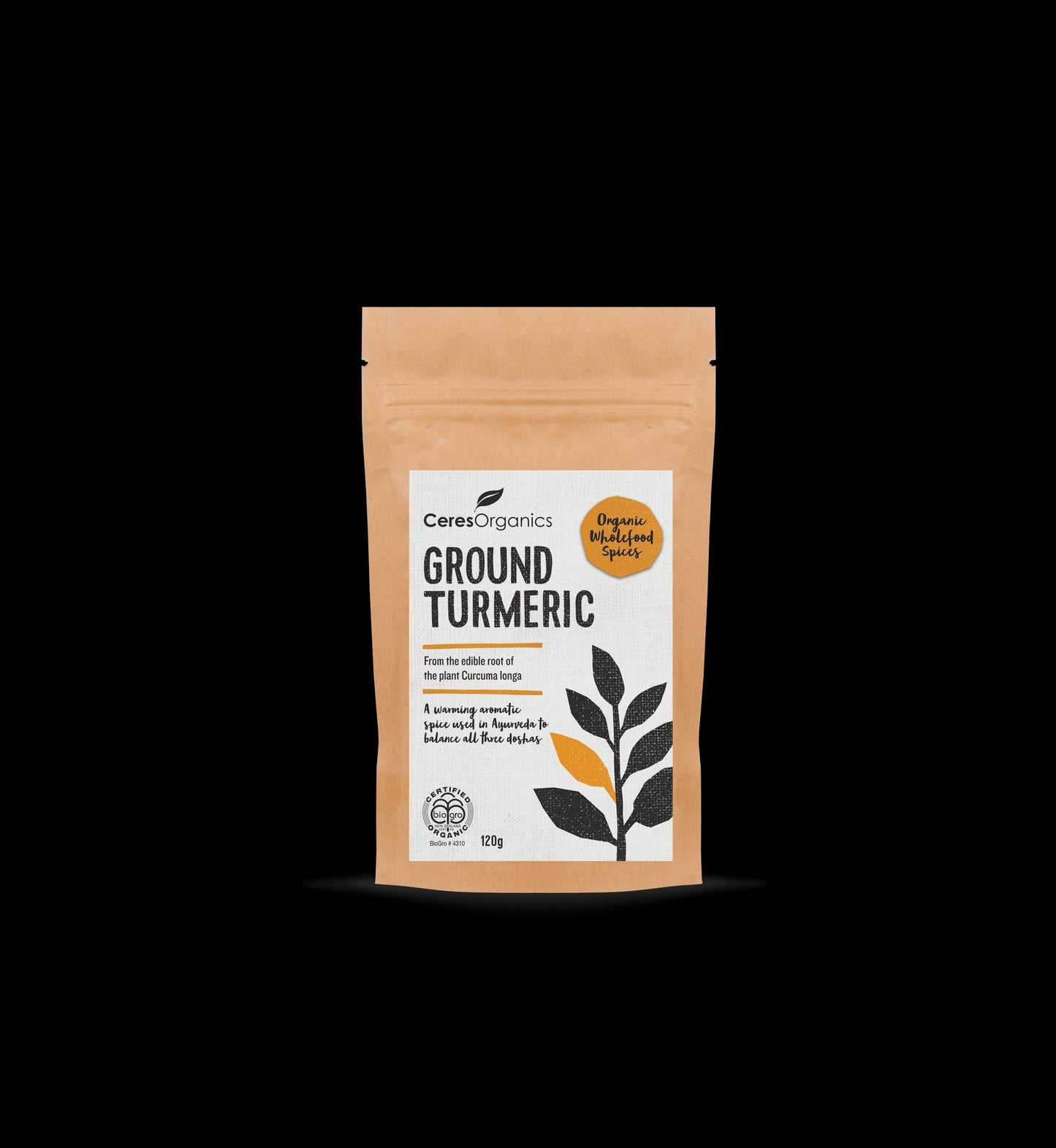 Ceres Organics - Organic Ground Turmeric 120g