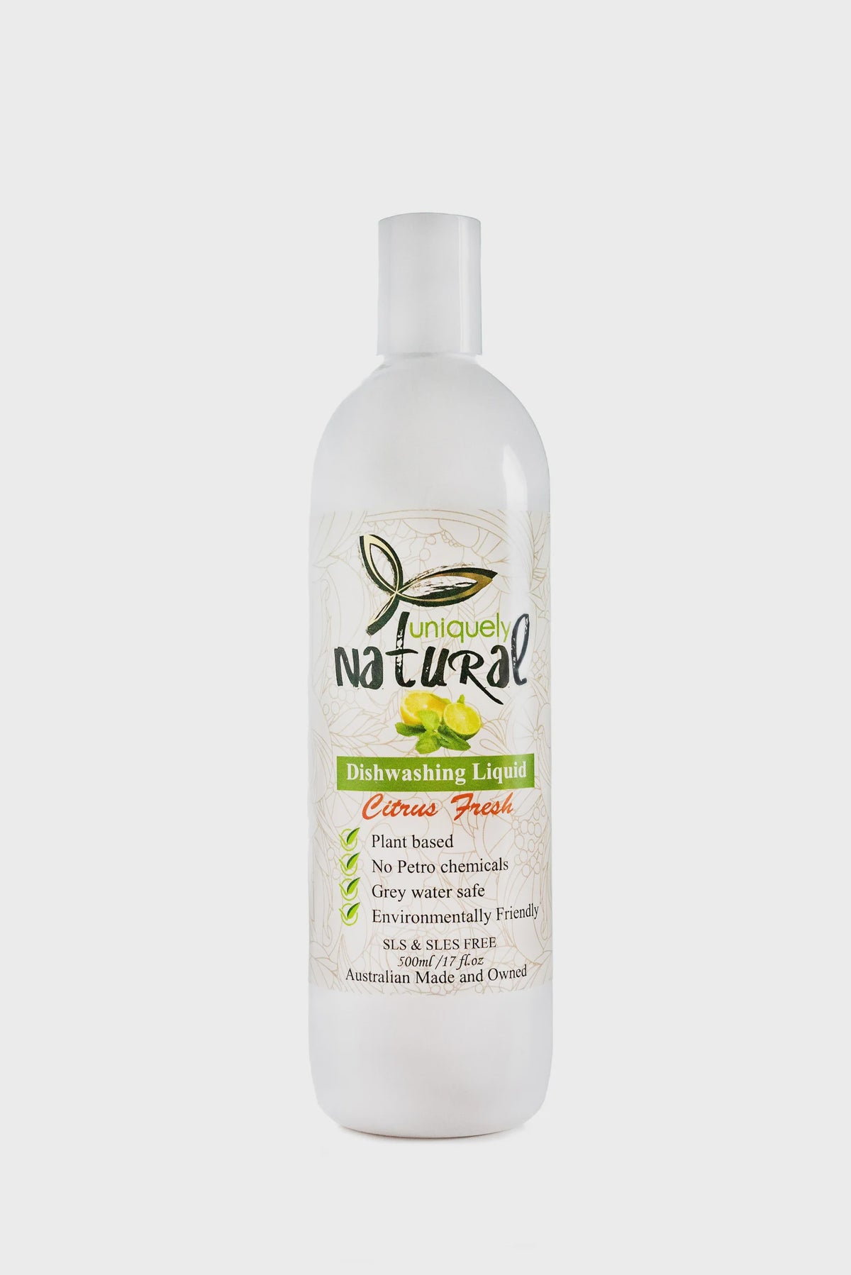 Uniquely Natural - Dishwashing Liquid Citrus Fresh 500ml