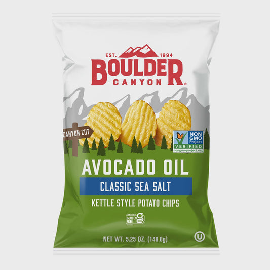 Boulder - Avocado Oil Classic Sea Salt Chips 148g