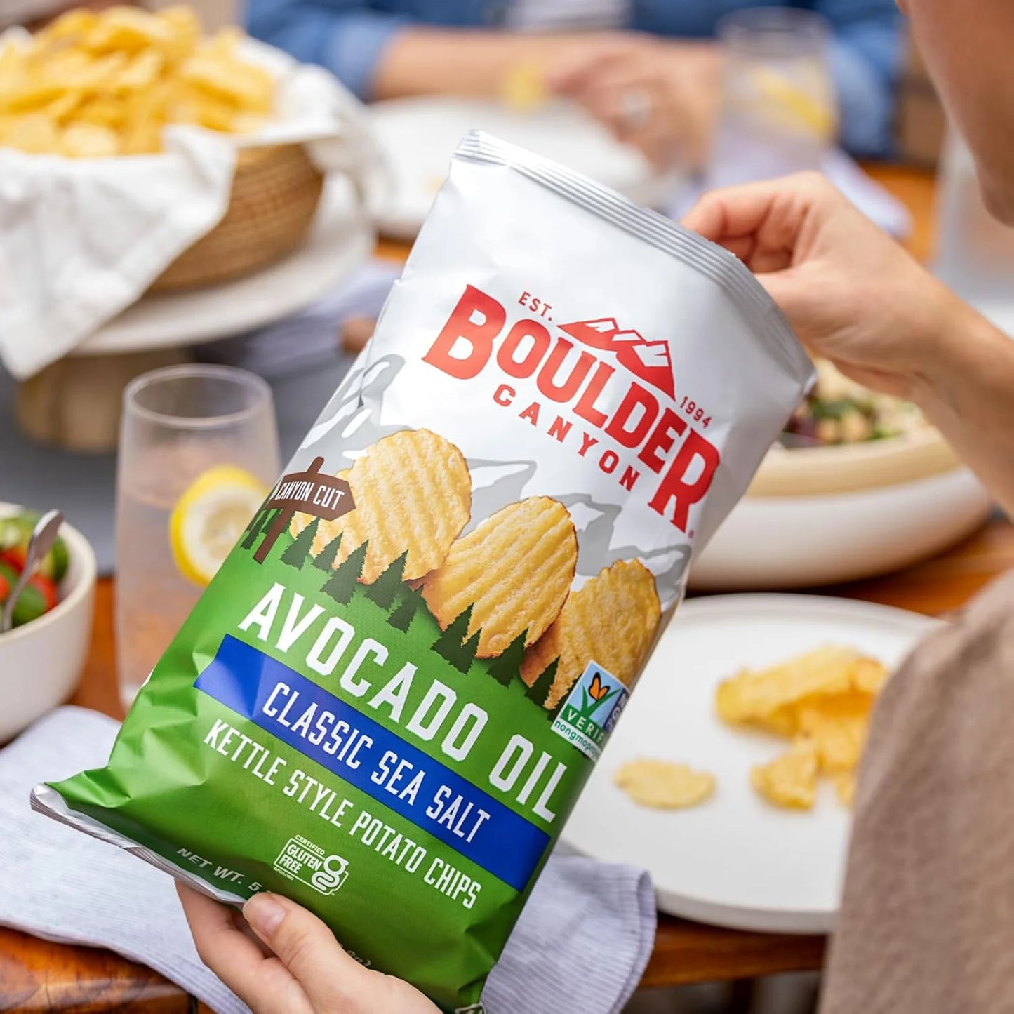 Boulder - Avocado Oil Classic Sea Salt Chips 148g