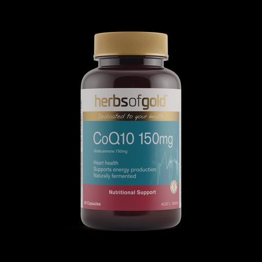 Herbs of Gold - CoQ10 150mg in Rice Bran Oil