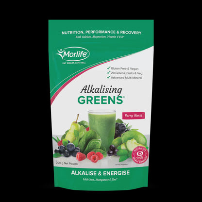 Morlife - Alkalising Greens Berry Burst 200g