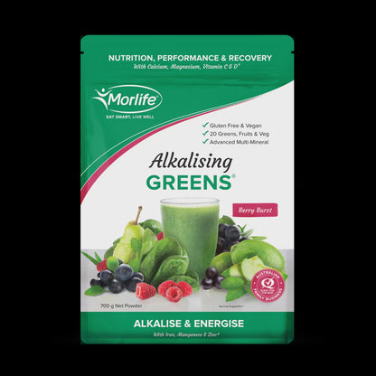 Morlife - Alkalising Greens Berry Burst 700g