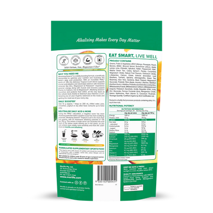 Morlife - Alkalising Greens Tropical Crush 700g
