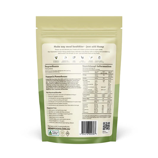 Hemp Foods Australia - Hemp Seeds Australian 800g
