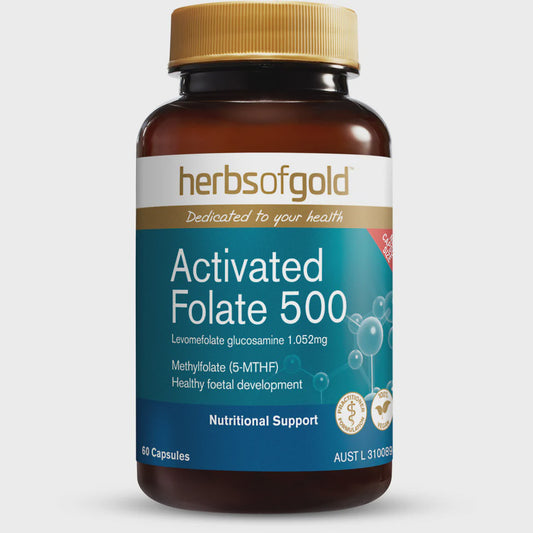 Herbs of Gold - Activated Folate 500