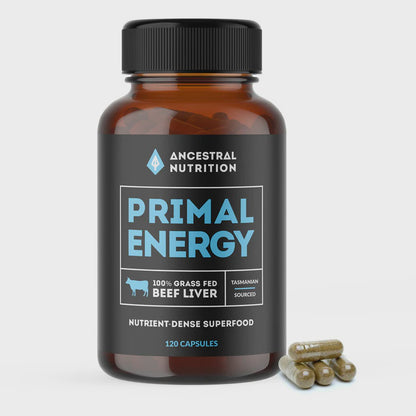 Ancestral Nutrition - Primal Energy Grass Fed Beef Liver - Glenelg Health & Wholefoods
