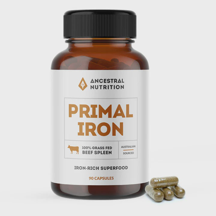 Ancestral Nutrition - Primal Iron Grass Fed Beef Spleen - Glenelg Health & Wholefoods