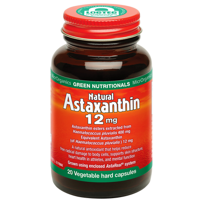 Green Nutritionals - Astaxanthin 12mg 20 capsules