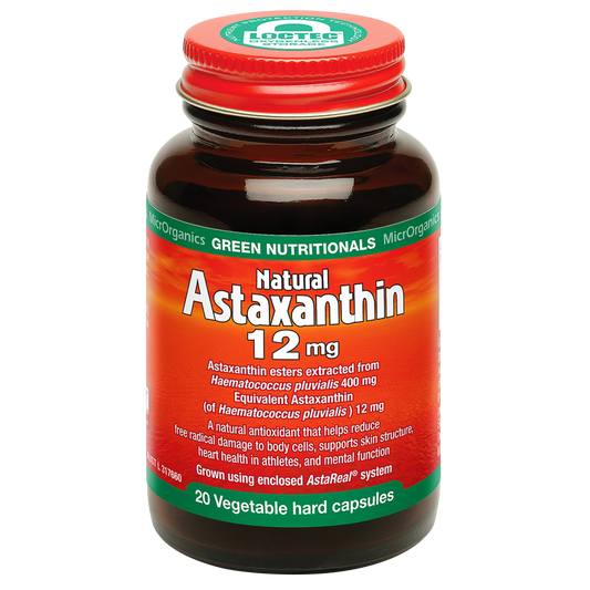 Green Nutritionals - Astaxanthin 12mg 20 capsules