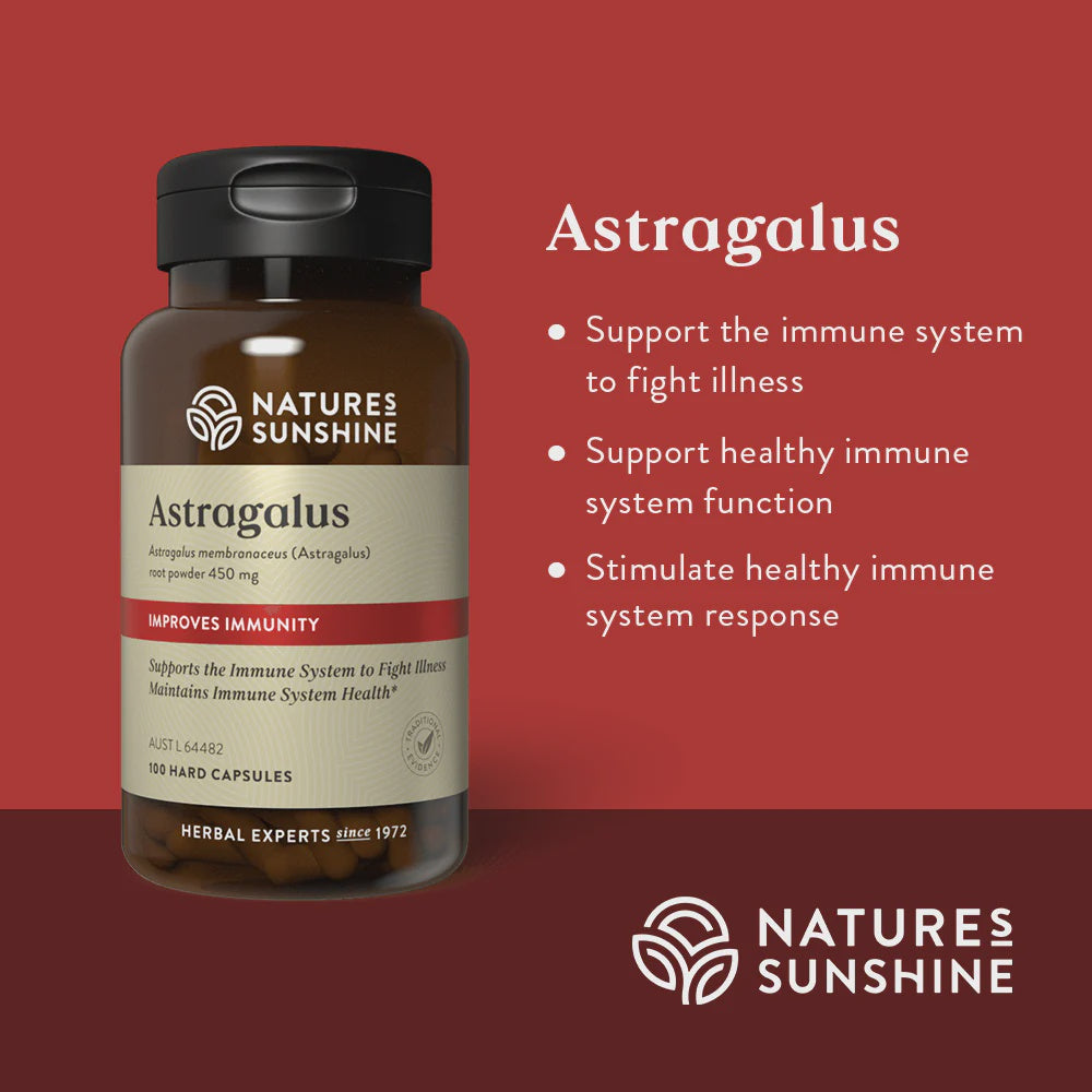 Nature's Sunshine - Astragalus 100 Hard Capsules