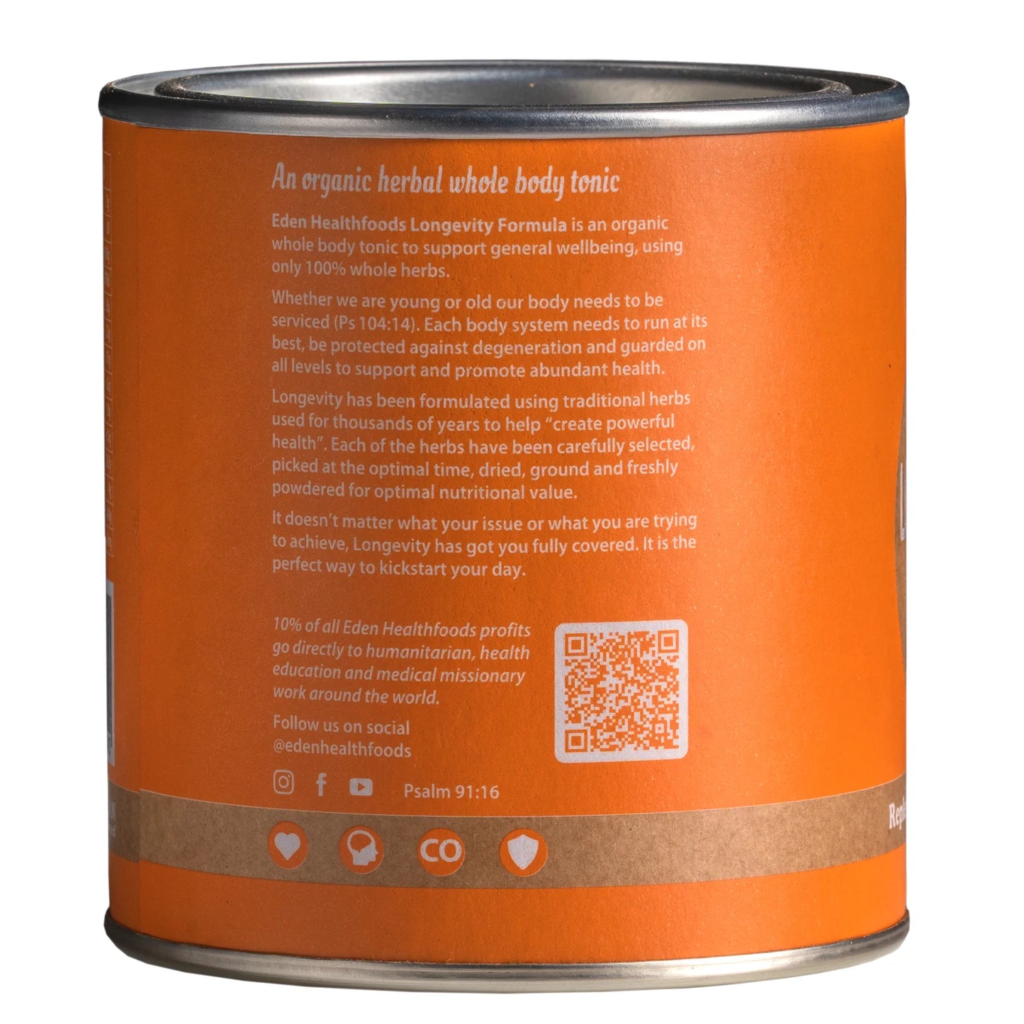 Eden Healthfoods - Longevity Whole Body Tonic 150g