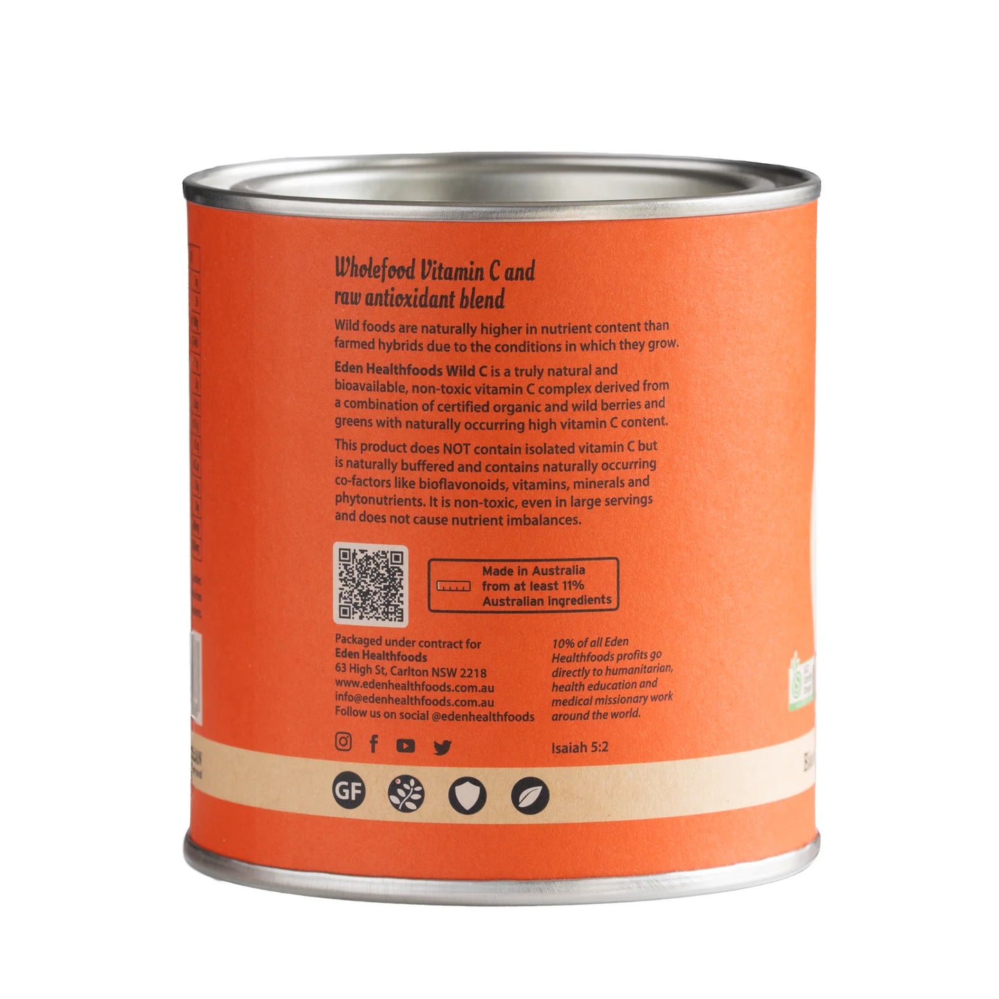 Eden Healthfoods - Wild C Powder 150g