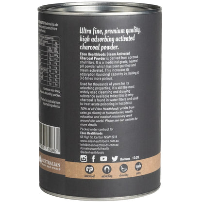 Eden Healthfoods - Activated Charcoal 300g