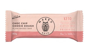 Naked Paleo - Naked Keto Choc Chip Cookie Dough Plant Bar 40g