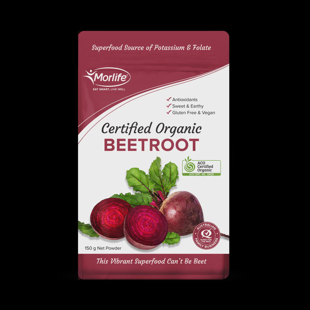 Morlife - Beetroot Powder Certified Organic 150g