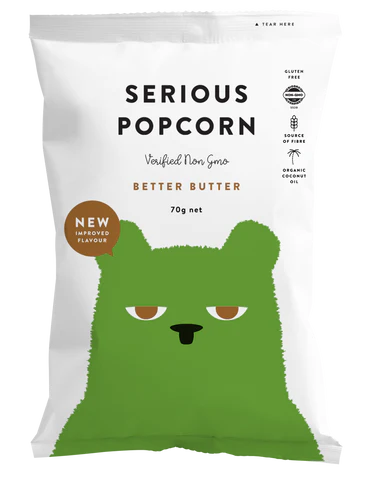Serious Food Co - Serious Organic Popcorn Better Butter 70g