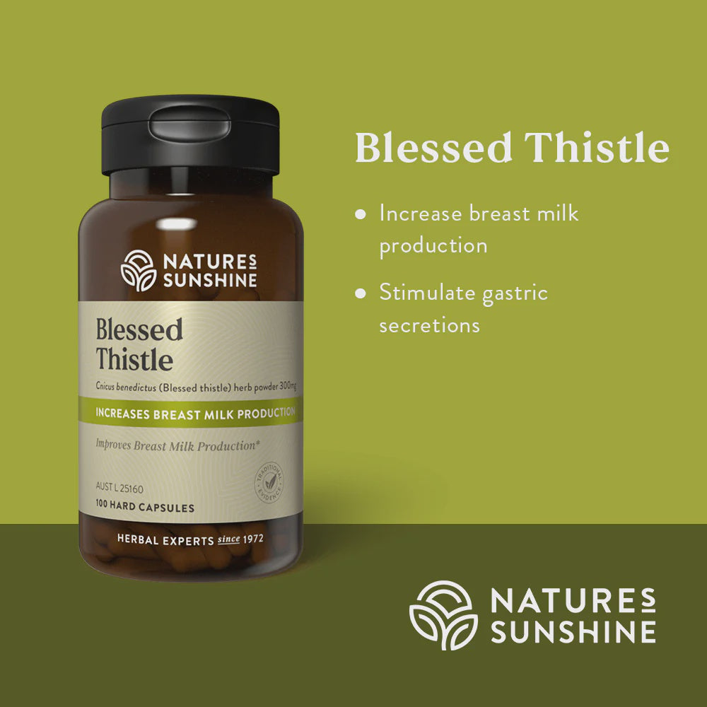 Nature's Sunshine - Blessed Thistle 100 Capsules
