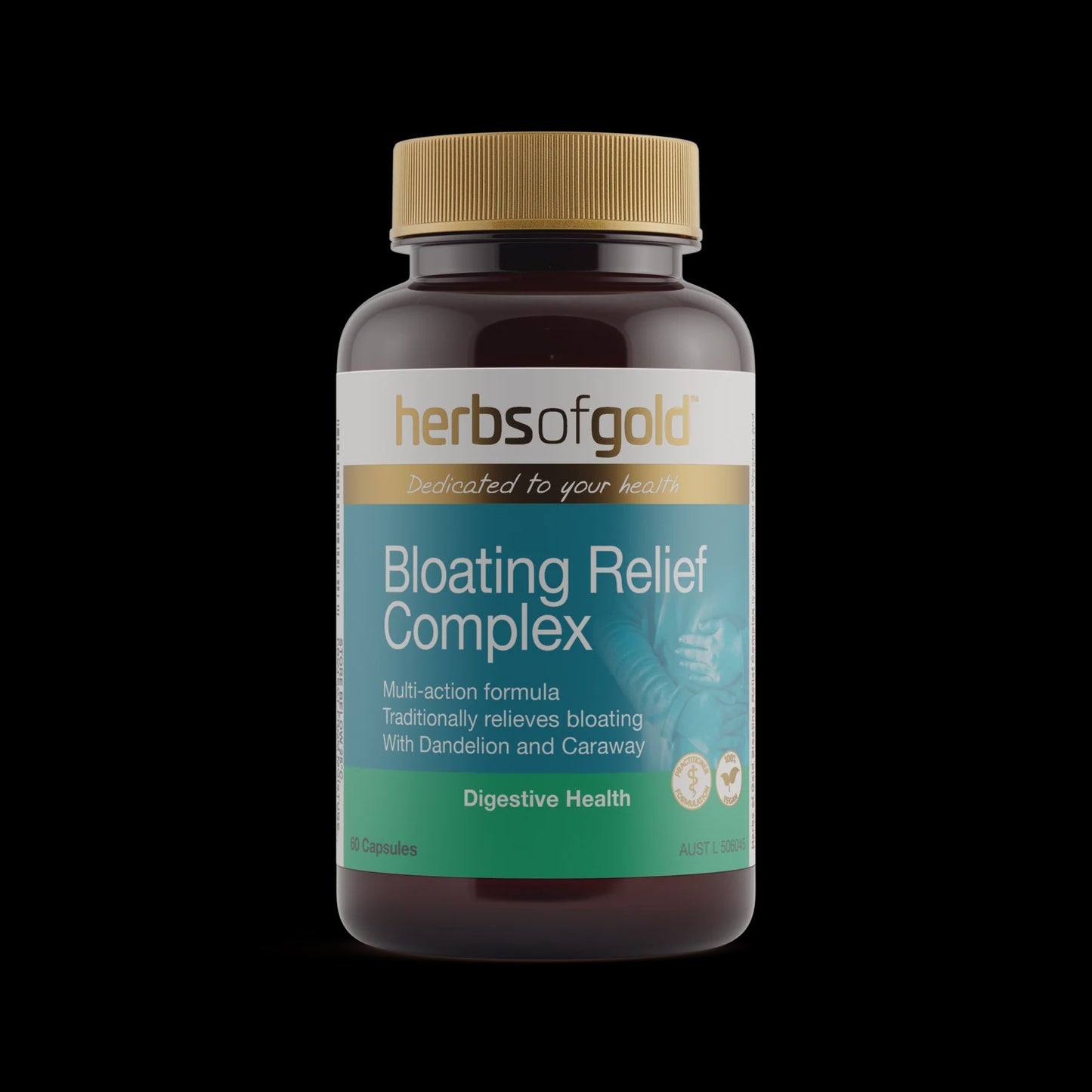 Herbs Of Gold - Bloating Relief Complex 60 VC