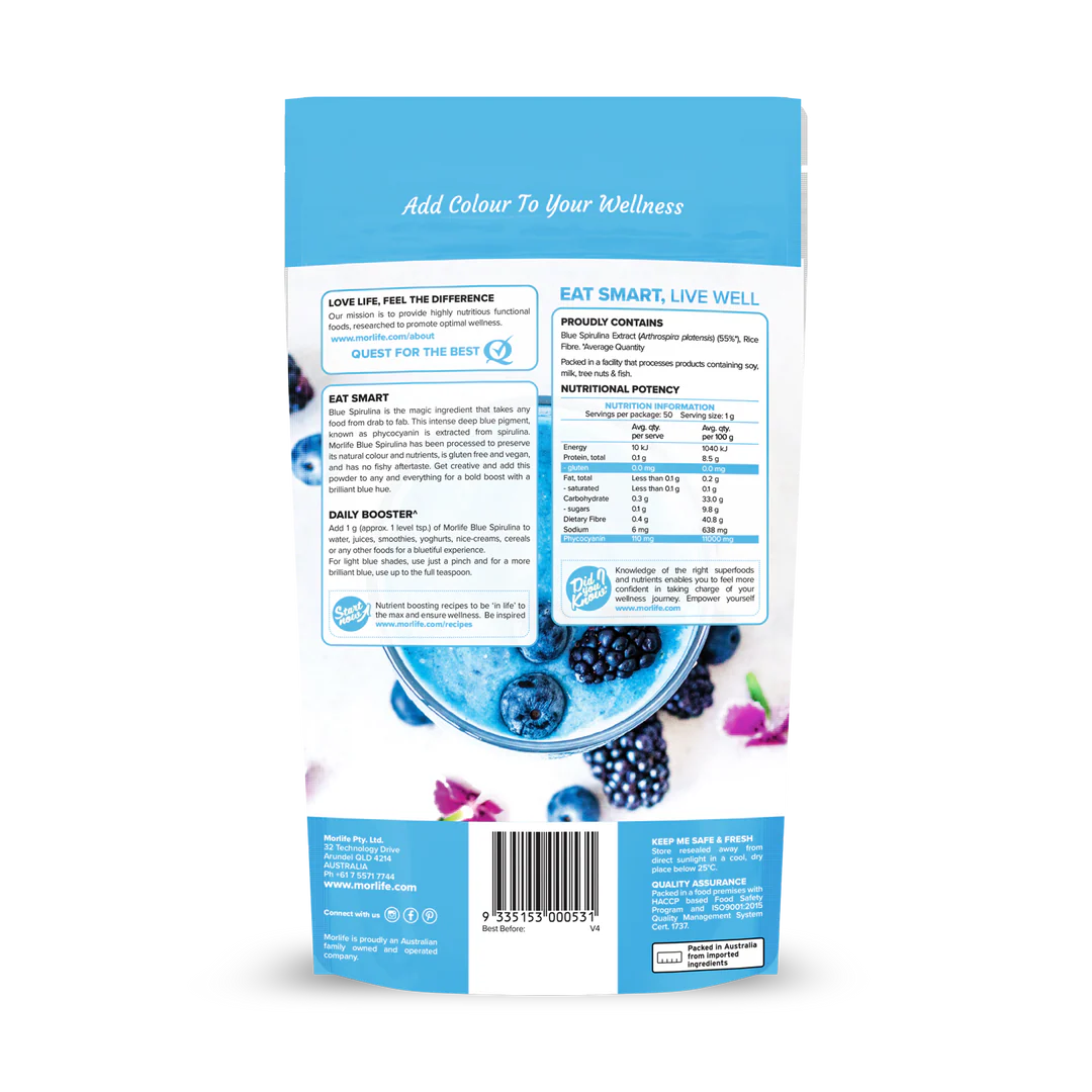 Morlife - Blue Spirulina 50g