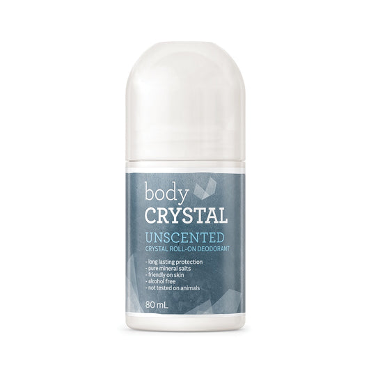 Body Crystal - Deodorant Unscented Roll On 80ml