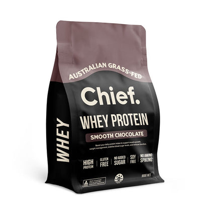 Chief - Whey Protein Concentrate Smooth Chocolate  900g