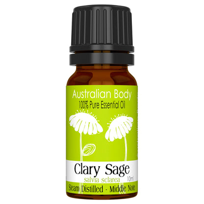 Australian Body - Clary Sage Essential Oil 10ml
