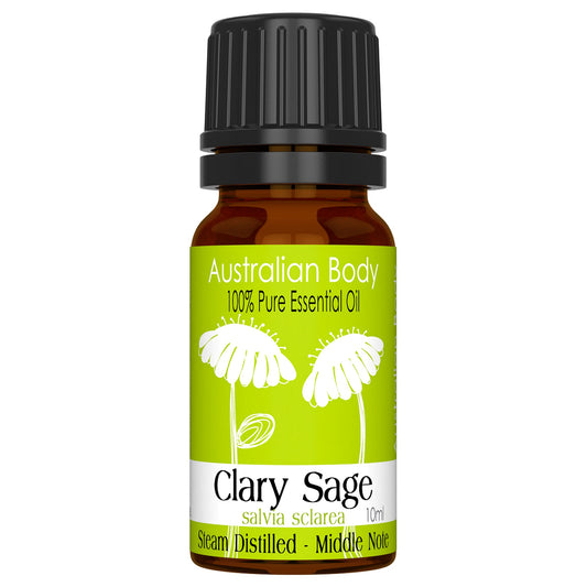 Australian Body - Clary Sage Essential Oil 10ml