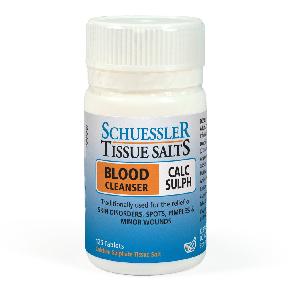 Schuessler Tissue Salts - Calc Sulph 125 Tablets