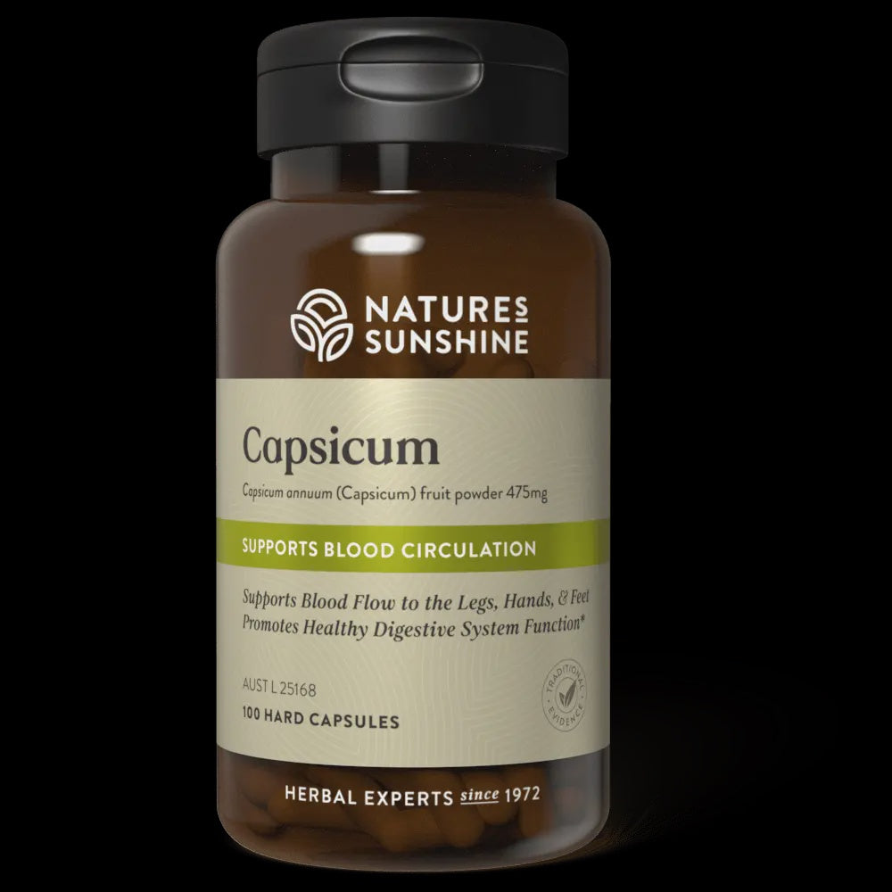 Nature's Sunshine - Capsicum  100 Capsules