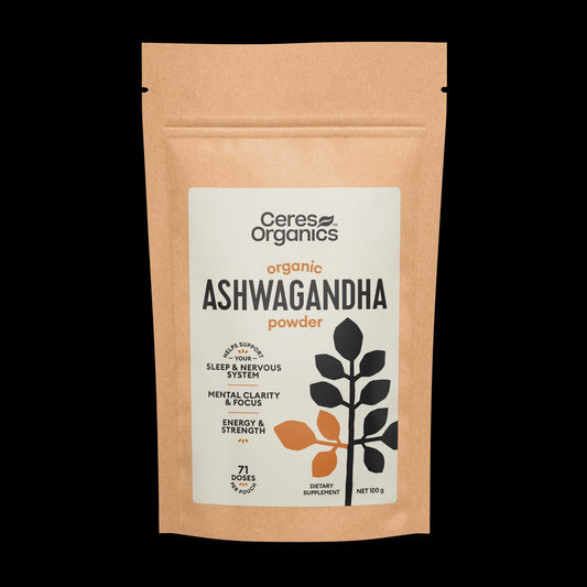 Ceres Organics - Organic Ashwagandha Powder 100g