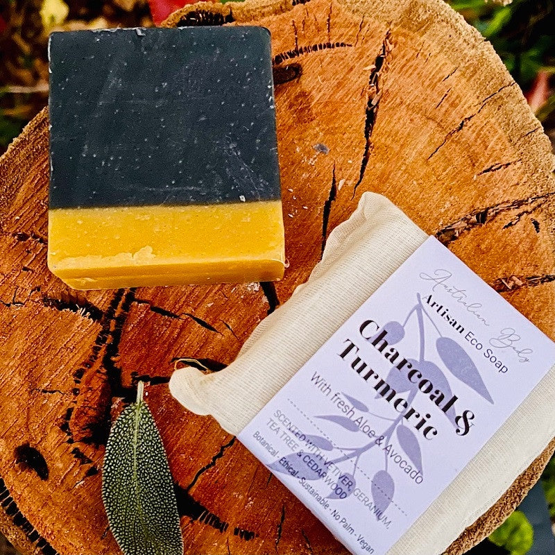Australian Body - Charcoal & Turmeric Artisan Eco Soap