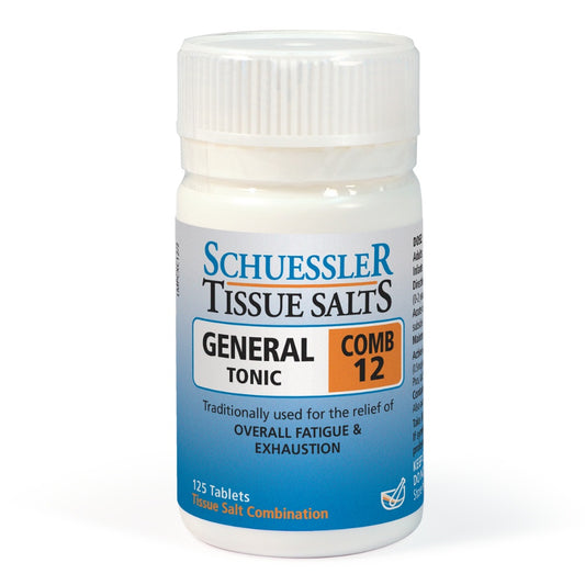 Schuessler Tissue Salts - Comb 12 General Tonic 125 Tablets