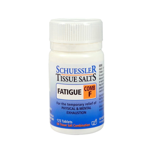 Schuessler Tissue Salts - Comb F  Fatigue 125 Tablets