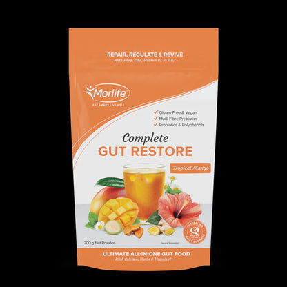 Morlife - Complete Gut Restore Tropical Mango 200g