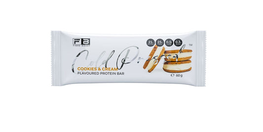 Fibre-Boost - Cold Pressed Protein Bar - Cookies & Cream 60g
