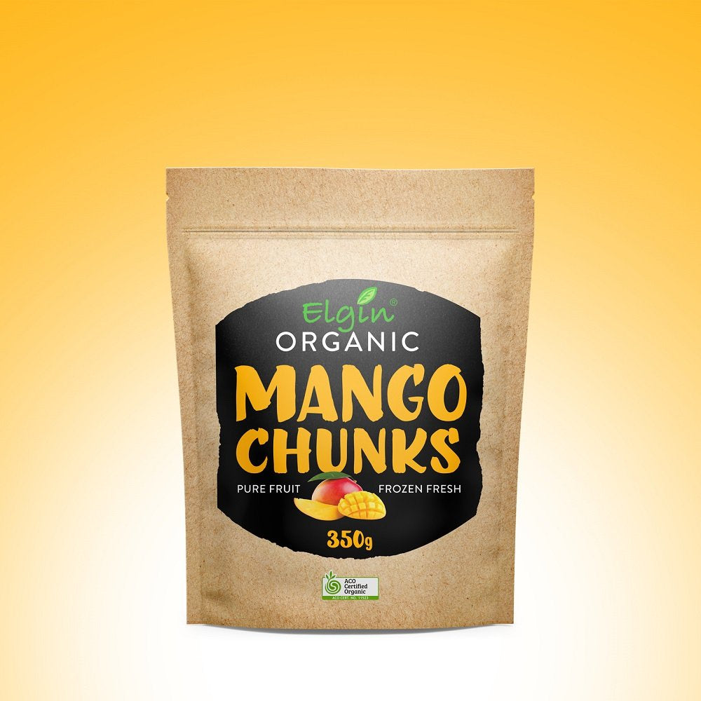 Elgin Organics - Frozen Organic Mango Chunks 350g