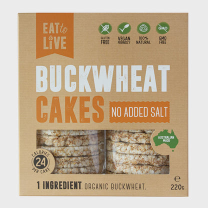 Eat To Live - Buckwheat Cakes No Added salt