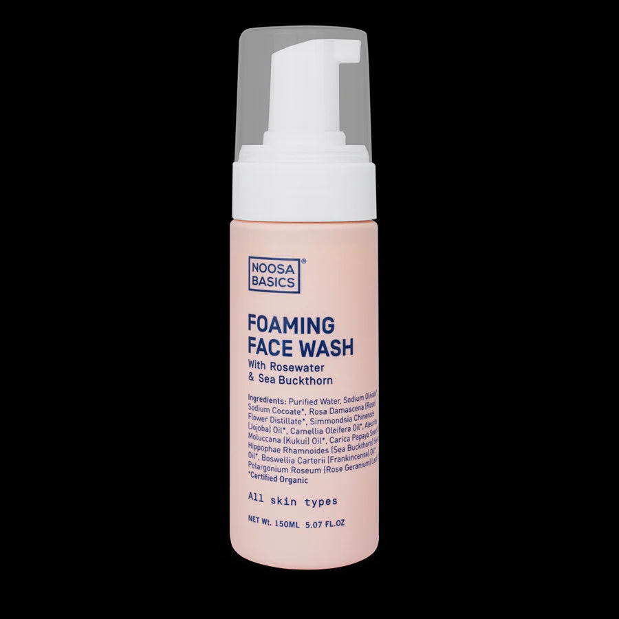 Noosa Basics - Foaming Face Wash Rose Water & Sea Buckthorn150ml