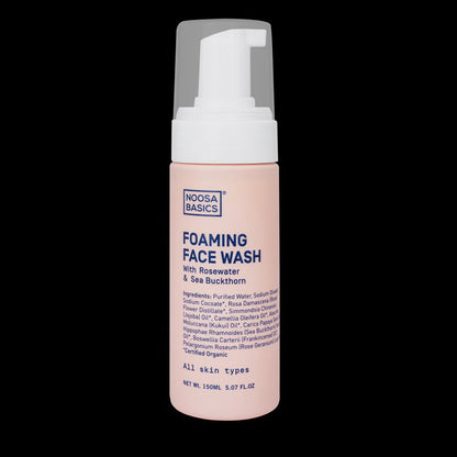Noosa Basics - Foaming Face Wash Rose Water & Sea Buckthorn150ml
